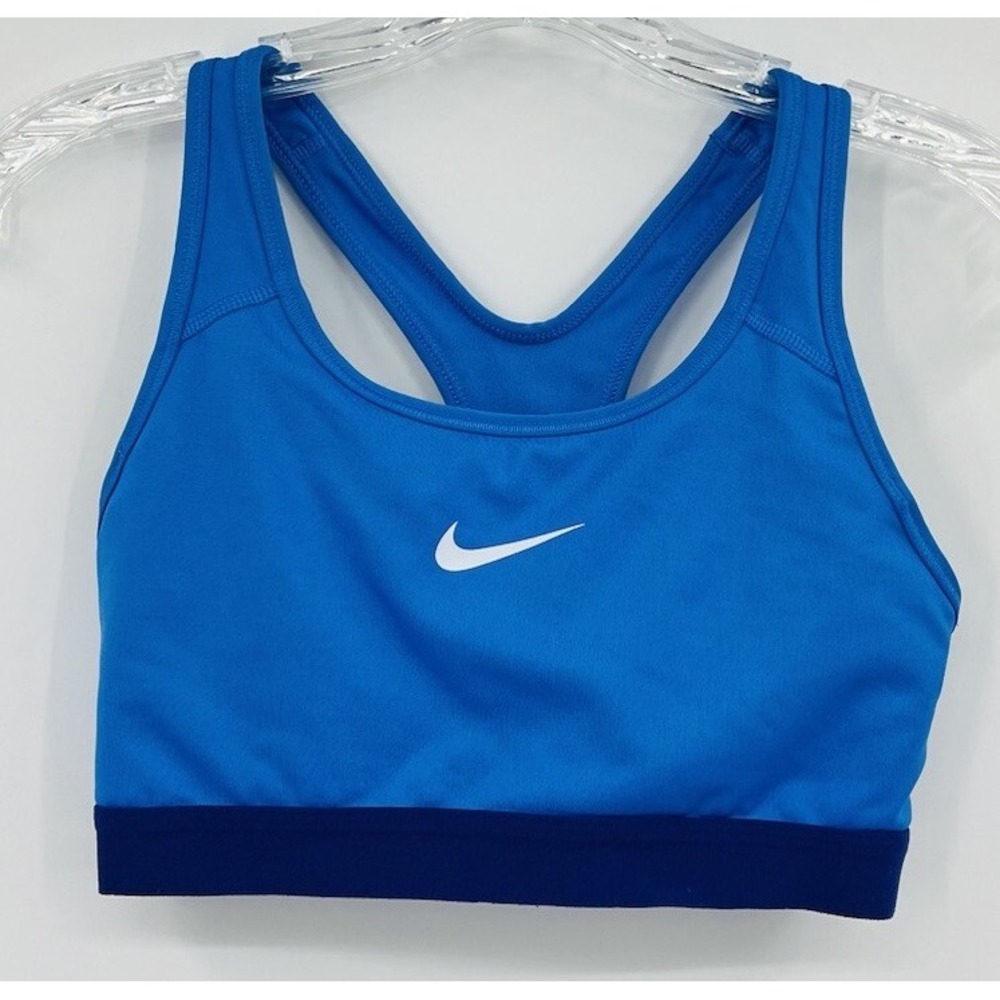 Nike Dri Fit Racerback Athletic Workout Sports Bra Size Small No Pads